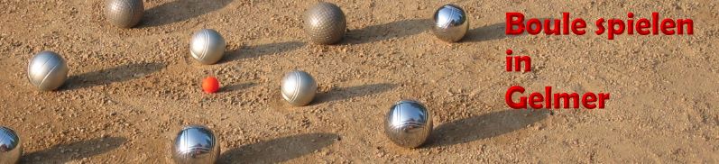 Boule spielen in Gelmer